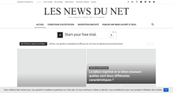 Desktop Screenshot of lesnewsdunet.com