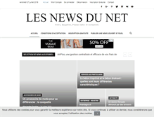 Tablet Screenshot of lesnewsdunet.com